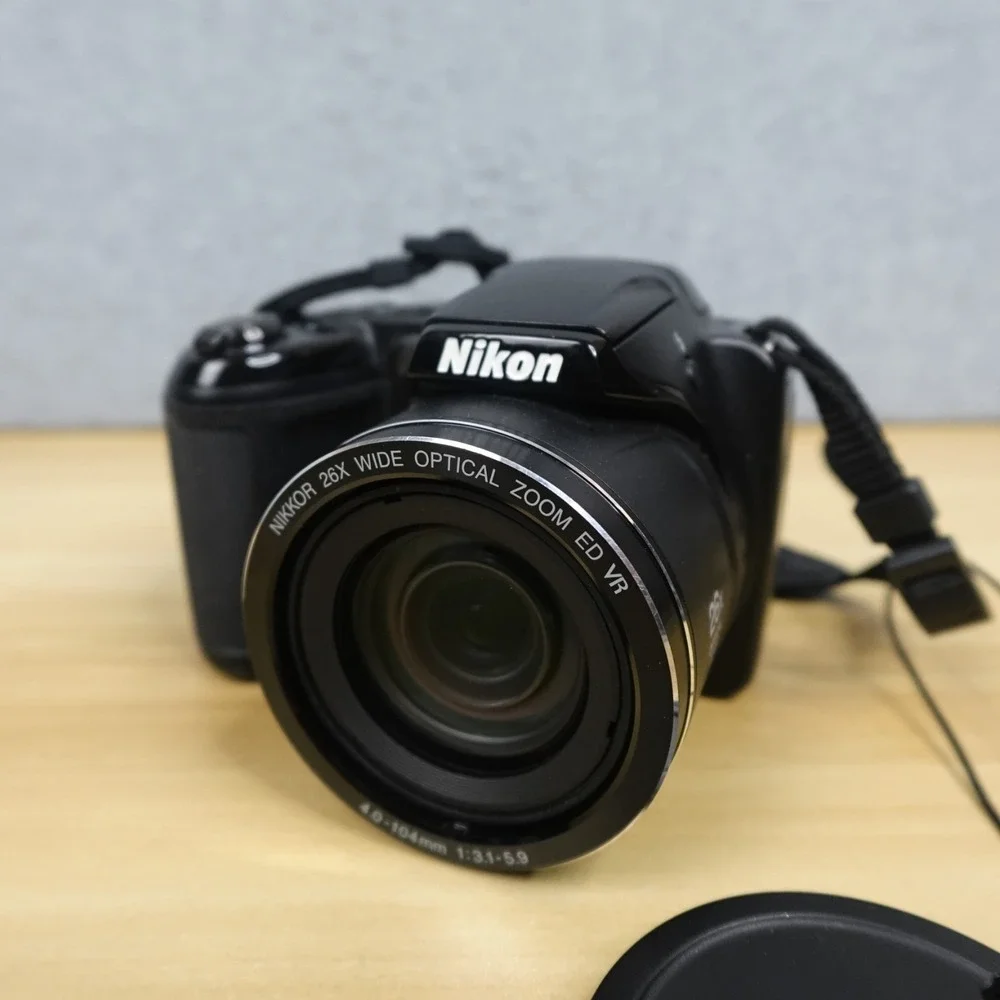 Nikon Coolpix L330 20.2MP Digital Bridge Camera 26x Optical Zoom Black - Tested